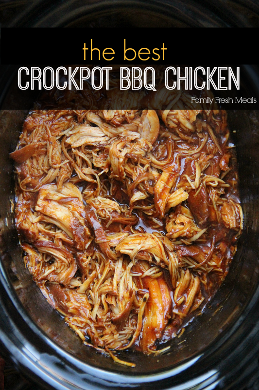 The Best Crock Pot BBQ Chicken